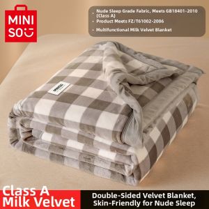 Miniso | Coral Fleece Warm Winter Office Blanket
