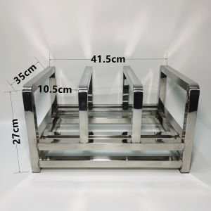 Stainless Steel Kitchen Storage Rack Restaurant Cutting Board Stand Commercial Knife Board Holder Floor Mounted Vegetable Chopping Block Bracket