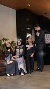 TERMURAH FORESTA FAMILY BLACK SARIMBIT LUBI 2025 YANG COCOK UNTUK OUTFIT LEBARAN KONDANGAN TERBARU KEKINIAN GAMIS DAN KOKO