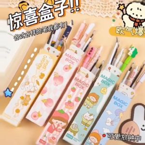 Hộp Quà Bút Gel Ngẫu Nhiên Dễ Thương (Blind Box)