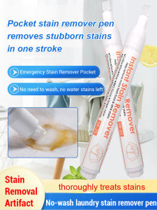 No-Wash Stain Removal Pen Portable Clothes Bleach Pen Remove Stains Effectively On Fabric