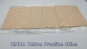 5/10 PCS 20*30 cm Blank Tattoo Practice Skin Silicone Double Sided Large Fake Leather Tattoo Permanent Makeup
