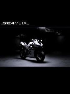 SEAMETAL 2Pcs Motorcycle LED Turn Signal Light Projection Lamp Color Sequential Flowing Flash Indicator Lights
