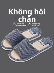 TZLDN | Home Use Four Seasons Linen Slippers Men