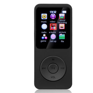 KEBIDU | MP3 MP4 Player Bluetooth Portable Music Player 1.8 inch Built-in Speaker Stereo Music Player Support FM Radio E-Book Recording