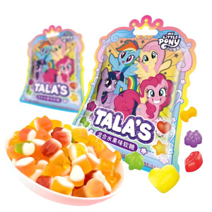 Tala Cartoon King Ultraman Probiotic Fruit Juice Soft Candy with VC Double Fruit Flavor Childrens Candy 60g Bag