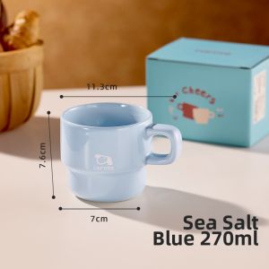CAROTE | Christmas Gift Couple Set Drinking Coffee Mugs Home Use