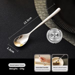SHELI | Stainless Steel Spoon for Eating and Soup 304 Stainless Steel