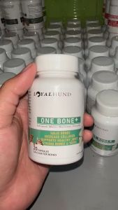 One Bone+ Kalsium dan Collagen Anjing Kucing Anti Osteoporosis dan Persendian Kuat Tulang & Gigi Vitamin Hewan 20Kapsul