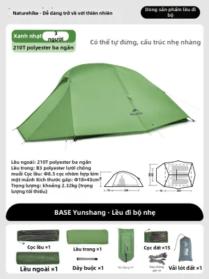 NatureHike | Lều Dã Ngoại Chuyên Nghiệp Nhẹ