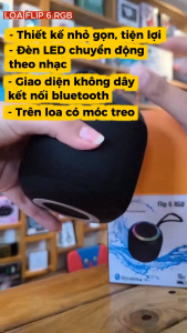 Loa Bluetooth Flip6 RGB / Flip 8 Âm Thanh Sống Động Pin 12h Chống Nước IP67 Hàng Mới 100%