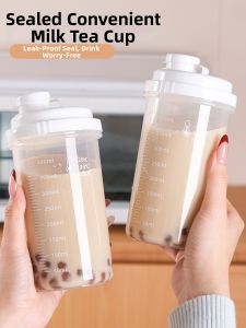 MRUN | Portable Reusable BPA-Free Measuring Leak-Proof Beverage Cup