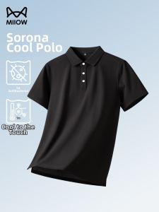 MiiOW | Cooling Antibacterial Mens Polo Shirt Thin