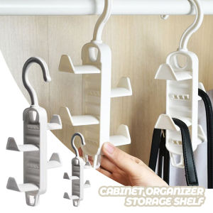 Wardrobe Two Sided Hanger for Handbag Belt Scarf Rotatable Double Sided Wardrobe Accessory Hanger Hook