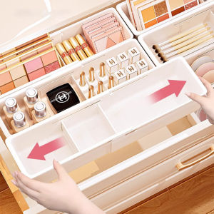 Ngăn kéo kho lưu trữ có thể mở rộng bộ đồ ăn Divider hộ gia đình mỹ phẩm văn phòng phẩm Y Học Divider sắp xếp tủ quần áo lưu trữ