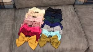 [Little B House] Bowknot Hair Tie Hair Clip Ribbon Bow Tie Hair Rope Ponytail Knot Scrunchies 蝴蝶结发夹 Jepit Rambut - H77