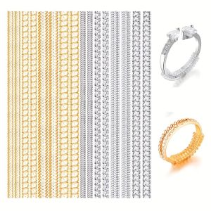 Transparent Silicone Ring Size Adjuster Invisible Spring Tightener for Loose Rings Jewelry Size Adjustment Tool