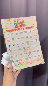 Scratch It Board Christmas Party Game Year End Party Games Reunion Prize Game