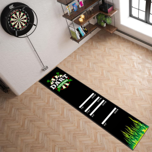 VIKAMA Professional Dart Training Mat Wear-Resistant Easy Clean Throw Line Rug Bar Game Room Home Decoration