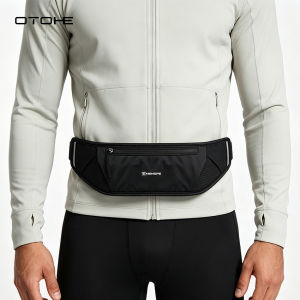 OTOHE Sports Waist Pack Bag Pouches Waist Belts Bag Adjustable Running Pouch Waterproof Money Phone Waist Fanny Pack Jogging Belt Fanny Pack With Reflective Strip for Workouts