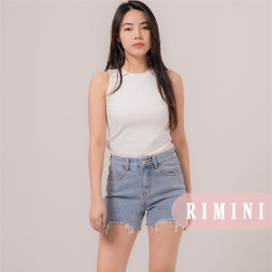 RIMINI - Celana Jeans Pendek Highwaist Kekinian Ripped Size 26-33 - Jolene Short 5168