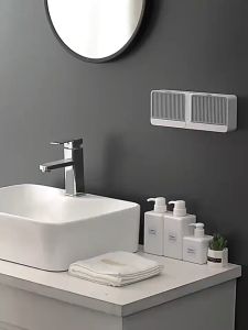 Practical Leak Proof Soap Box Soap Holder Organizer with Drain and Cover Wall Mounted Soaps Case