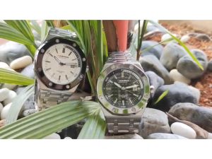 SUBMARINE Fashion Couple Watch Men Women Quartz Analog Metal Stainless Steel Bracelet Waterproof J-215-MD-MT/216-L-MT