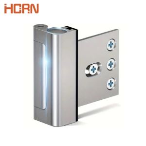 New Home Security Door Lock Aluminum Alloy Anti-theft Door Lock Childproof Door Reinforcement Lock with 3 Inch Stop