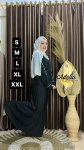 Exclusive Abaya Turkey Amira Bahan Airflow Crinkle Premium Berkwalitas