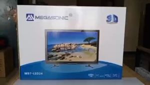 MEGASONIC M97-LED24 / JMS-2468 / MEGASONIC M9-LED 24B 22 LED TV With Free Wall Bracket