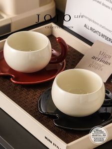 High Appearance Coffee Cup Set for Afternoon Tea Ceramic with Saucer