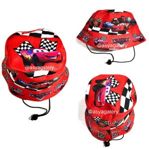 Topi Bucket Anak Karakter Superhero Usia 2-6 Tahun