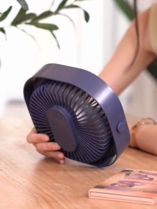 Mini Fan Desktop Small Air Conditioner Mute Fan Office Home Portable USB Charging Mini Fan