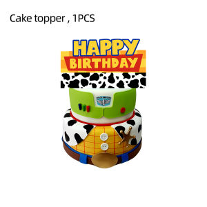 Hasbro | Kids Birthday Decoration Disposable Tableware Toy Story Cups Plates Balloons Baby Shower Birthday Party Gift Toys