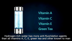 3in1 Hydrogens Rich Water Bottle Cup Generator 420ML Water Maker Rechargeable Portable Pure H2 Hydrogens-rich Water Bottle Super Antioxidants ORP Hydrogen Bottle Hydrogen Generator