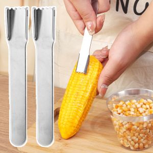 NEW Stainless Steel Corn Peeler Corn Thresher Manual Corn Cutter Peeler Fruit Vegetable Kitchen Tools