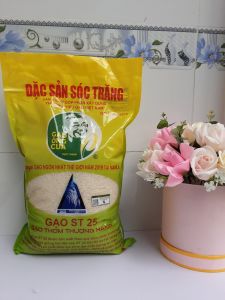 Gạo ông Cua ST25 chính hiệu túi 5kg