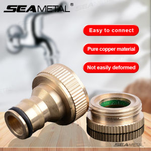 Seametal rửa xe vòi phun giao diện 4/6 điểm đồng tiêu chuẩn ống nước kết nối đầu tia nước kết nối