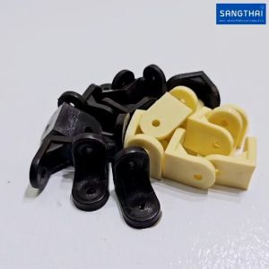 Sangthaifitting อุปกรณ์ฉากยึดพลาสติก E006 ฉากพลาสติกเล็ก 2 รู