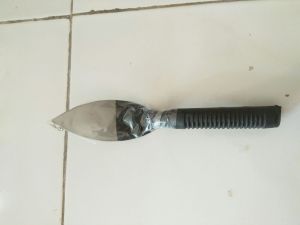 Obral Cuci Gudang cetok semen kecil sendok tukang alat pertukanagan bahan besi gagang kare realpic