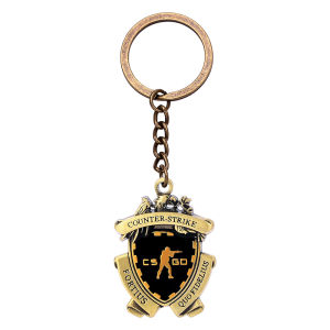 Bandai | Game CS GO Medal Keychain Counter Strike Metal Pendant Keyrings For Men Accessories Fans Gift Souvenir