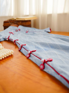 Young Girls New Chinese Style Reformed Version Cheongsam Thinming Summer 2025 New Arrival Slimming Floral Patterned Daily Wear