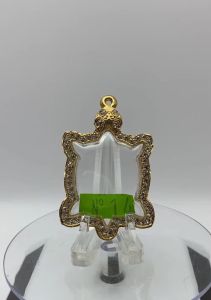 ตลับพระ 3.4*50 ซม. ขนาดเหรียญที่ชุ่มชื่น พญาเต่า 3.1*4.7 ซม. ตลับพระกรอบพระไมครอนฝังพลอย