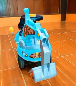 รถเด็กนั่งขาไถพร้อมด้ามเข็น รถขาไถเด็ก มีเสียงเพลง มีไฟ วัสดุอย่างดีแข็งแรง ของเล่นเด็กเสริมทักษะและพัฒนาการ ด้านล่าง