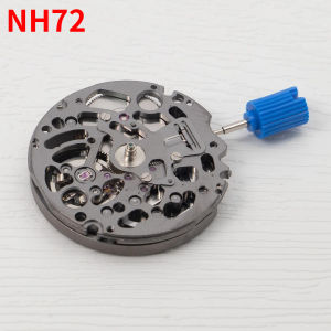 NH70 NH71 NH72 Movement Skeleton Automatic Set Silver Gold Black Bridges 27.4mm No-Date Movements for Watch Mods Watch Accessory
