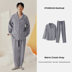 THREEGUN | Anti-Static Super Soft Cotton Pajamas