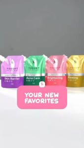 Masker Jelly FAV Beauty | Kulit Cerah & Lembut | Viral di LAZADA Yougurt Masker Kulit Wajah Jerawat Peel Off BPOM