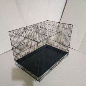 KANDANG KUCING TINGKAT 1 BAHAN TEBEL SIAP KIRIM