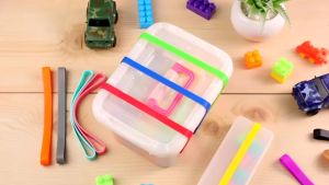 5/10PCS Silicone Rubber Bands Large Multicolor Elastic Rubber Wrapping Bands for Notebook Office Outdoor Gear Gifts Packing