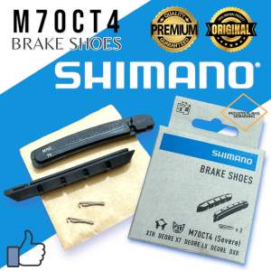 SHIMANO M70CT4 Brakepad Brake Shoe Pad Kampas Karet Sepatu Rem Sepeda Altus Acera Alivio Deore Xt Xdr Lx